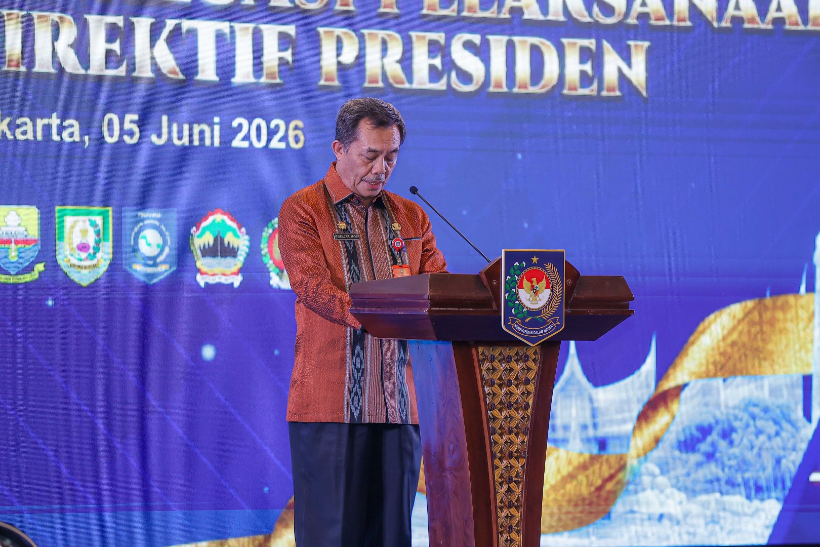 Dokumentasi Rapat Koordinasi Regional Monitoring dan Evaluasi Pelaksanaan Program Direktif Presiden di Jawa Tengah