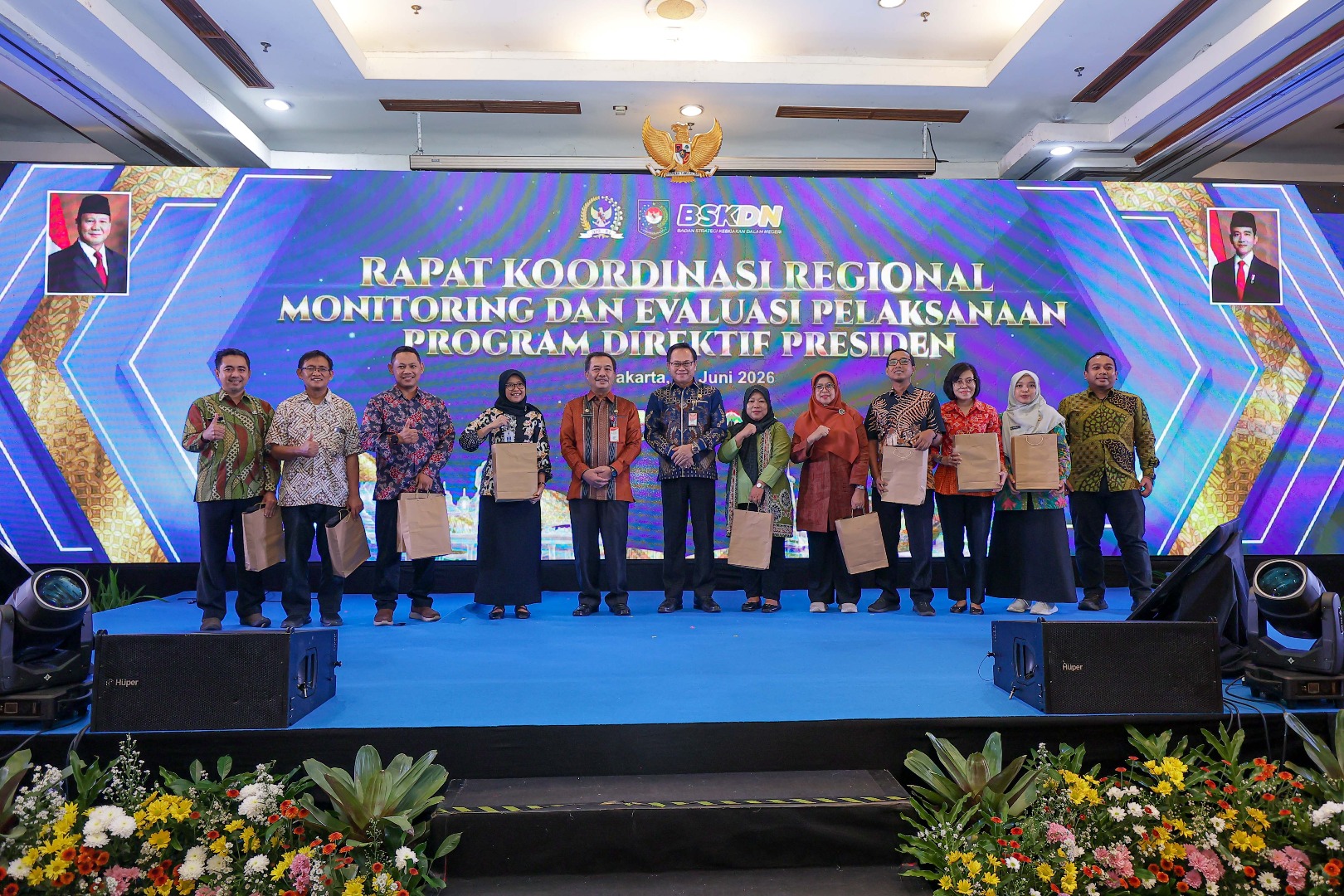 Dokumentasi Rapat Koordinasi Regional Monitoring dan Evaluasi Pelaksanaan Program Direktif Presiden di Jawa Tengah