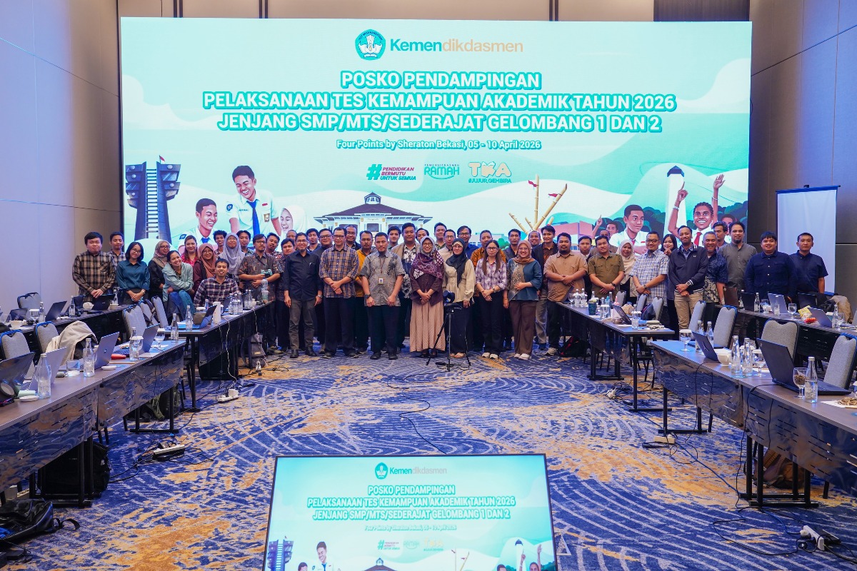 Posko Pendampingan Pelaksanaan Tes Kemampuan Akademik SMP/MTs Gelombang I dan 2